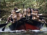black team up a creek