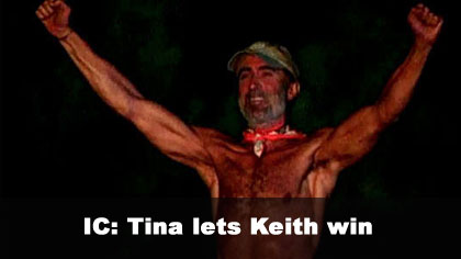 IC: Tina, er, Keith wins