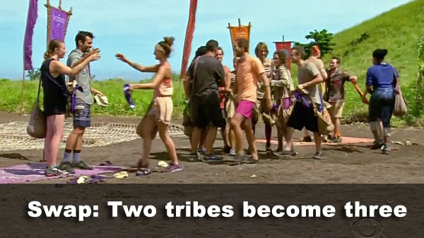 Two-to-three tribe swap