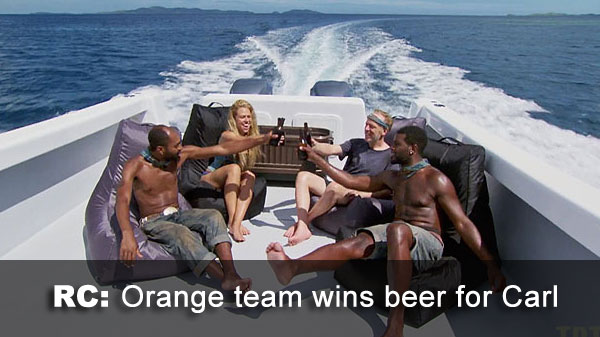 Orange team wins