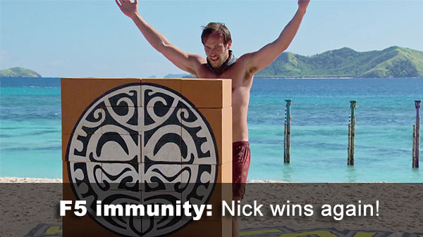 Nick wins IC