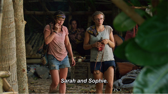 Next time: Sarah and Sophie
