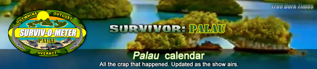 Survivor 10: Palau calendar