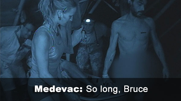 Bruce medevacced