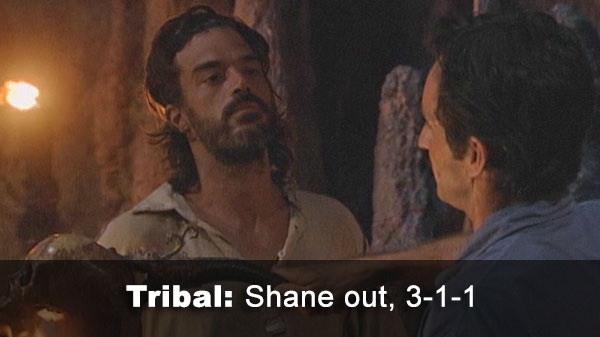 Shane out, 3-1-1