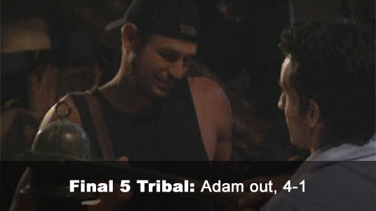 Adam out at F5, duh