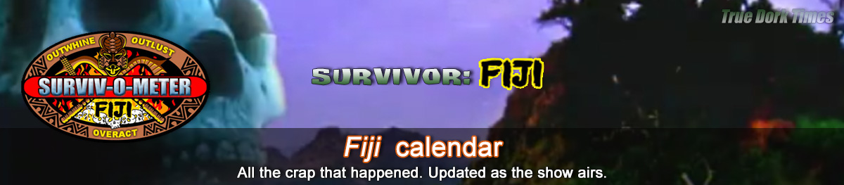 Survivor 14: Fiji calendar