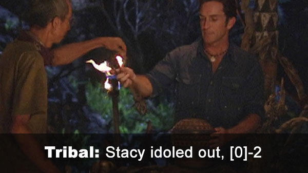 Stacy idoled out, [0]-2