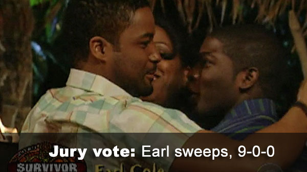 Earl wins, 9-0-0