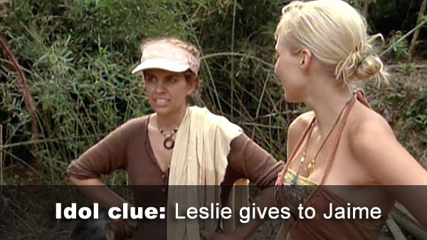 Leslie gives clue to Jaime