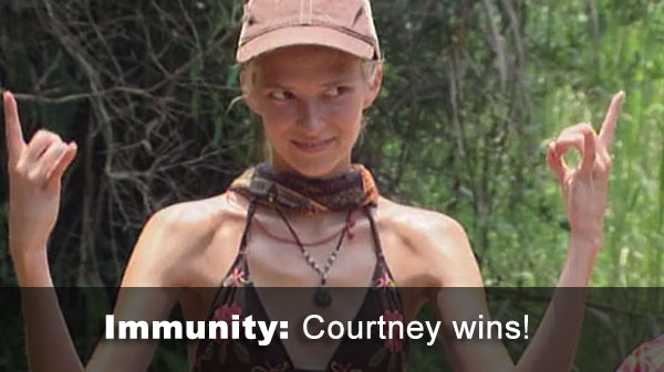 Courtney wins