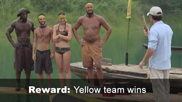Yellow team wins