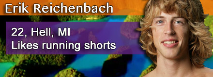 Erik Reichenbach, 22, Hell, MI