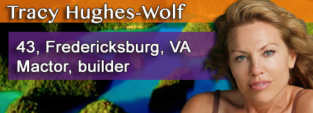 Tracy Hughes-Wolf, 43, Fredericksburg, VA