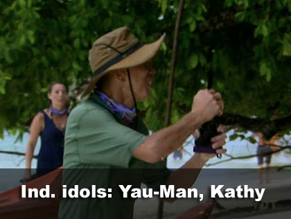 Yau-Man, Kathy get idols
