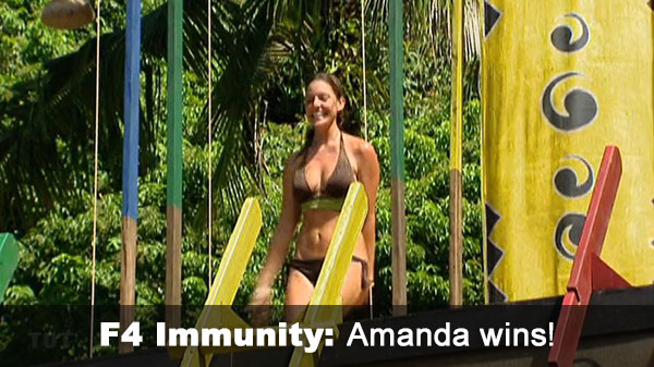 Amanda wins F4 IC Amanda wins F4 IC
