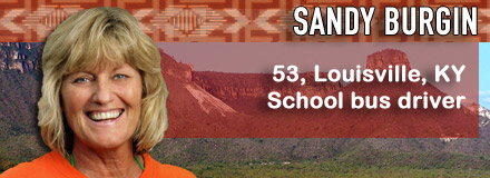Sandy Burgin, 53, Louisville, KY