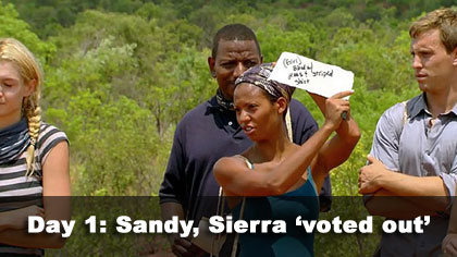 Sierra, Sandy out
