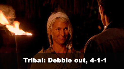 Debbie out, 4-1-1