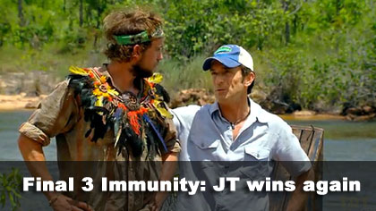 JT wins