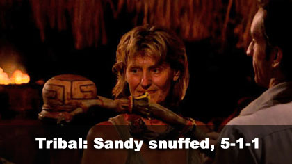 Sandy out, 5-1-1