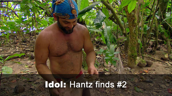 Hantz finds second idol