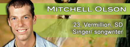Mitchell Olson, 23, Vermillion, SD
