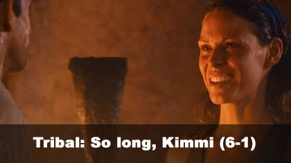 Kimmi out, 6-1