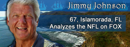 Jimmy Johnson; 67, Islamorada, FL