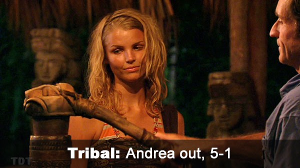 Andrea out, 5-1