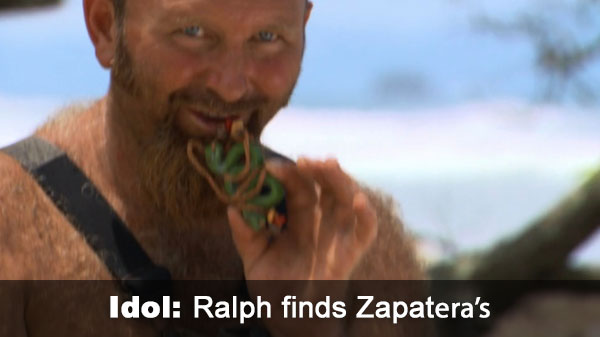 Ralph finds Zapatera idol