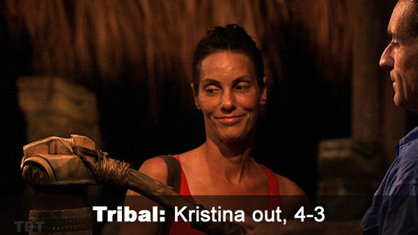Kristina out, 4-3