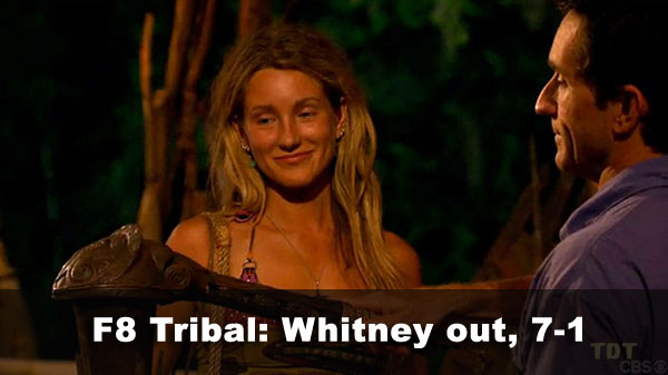 Whitney out, 7-1