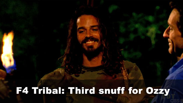 Ozzy voted out thrice, 3-1