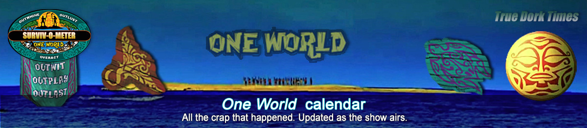 Survivor 24: One World calendar