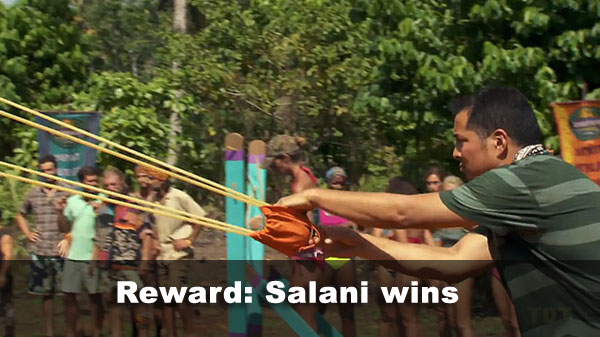 Salani wins reward