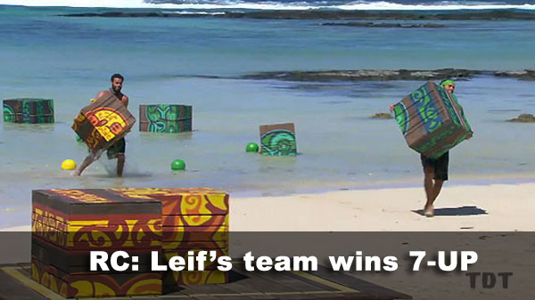 Yellow team wins reward
