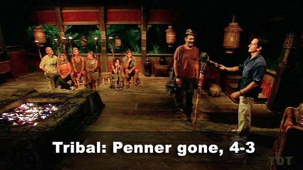 Penner out, 4-3