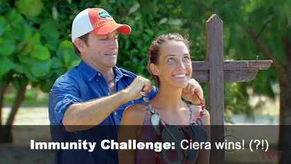 Ciera (?!) wins