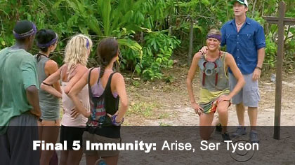 Tyson wins immunity