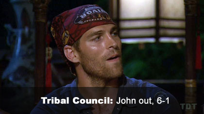 John out, 6-1