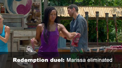 Marissa out