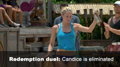 Candice out