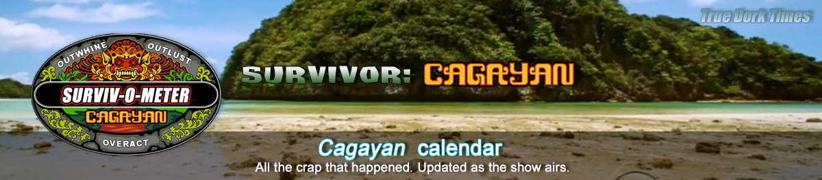 Survivor 28: Cagayan calendar