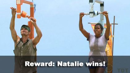 Natalie wins reward, shares with Jon & Jaclyn