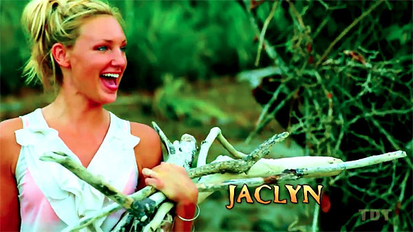 Jaclyn, standing around