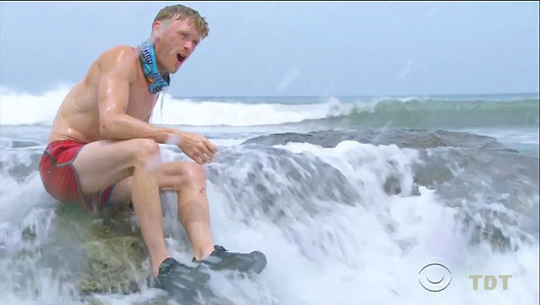 Josh gets soaked