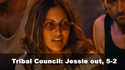 Jessie out, 5-2