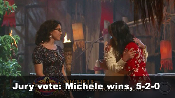 Michele wins, 5-2-0