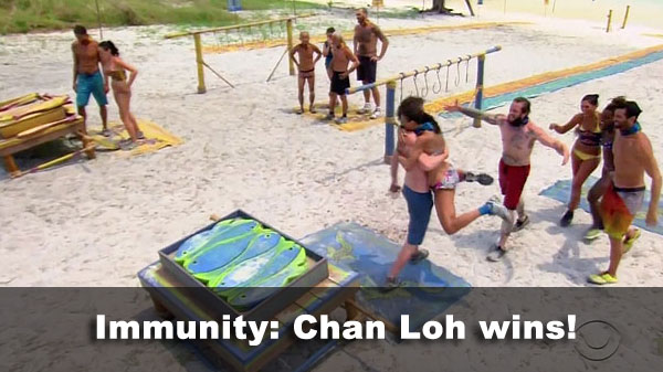 Chan Loh wins immunity